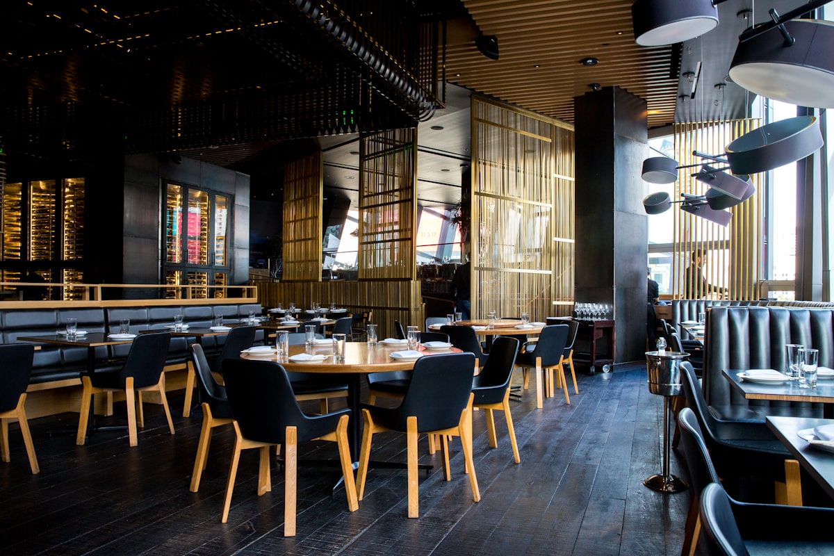 Coopers Creek Bar and Grill, warm restaurant interior.